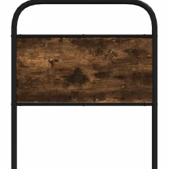 Tête de lit de remplacement chêne fumé 80 cm acier et bois d'ingénierie>Vidaxl