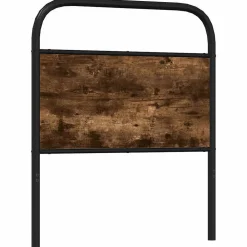 Tête de lit de remplacement chêne fumé 80 cm acier et bois d'ingénierie><noscript><img width=