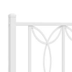 Vidaxl Tête de lit de remplacement métal blanc 180 cm* Tête De Lit