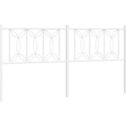 Vidaxl Tête de lit de remplacement métal blanc 180 cm* Tête De Lit