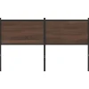 Vidaxl Tête de lit de remplacement chêne marron 150 cm bois d'ingénierie et acier* Tête De Lit