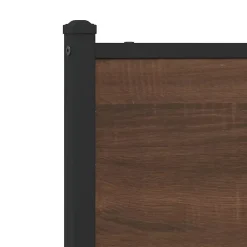 Vidaxl Tête de lit de remplacement chêne marron 150 cm bois d'ingénierie et acier* Tête De Lit