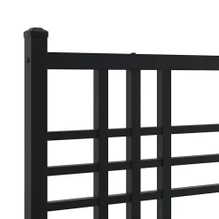 Tête de lit de remplacement métal noir 200 cm><noscript><img width=