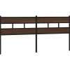 Tête de lit de remplacement chêne marron 200 cm acier et bois d'ingénierie>Vidaxl Online