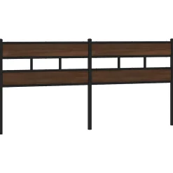 Tête de lit de remplacement chêne marron 200 cm acier et bois d'ingénierie>Vidaxl Online