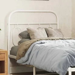 Vidaxl Tête de lit de remplacement métal blanc 90 cm* Tête De Lit