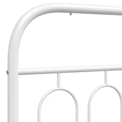 Vidaxl Tête de lit de remplacement métal blanc 90 cm* Tête De Lit