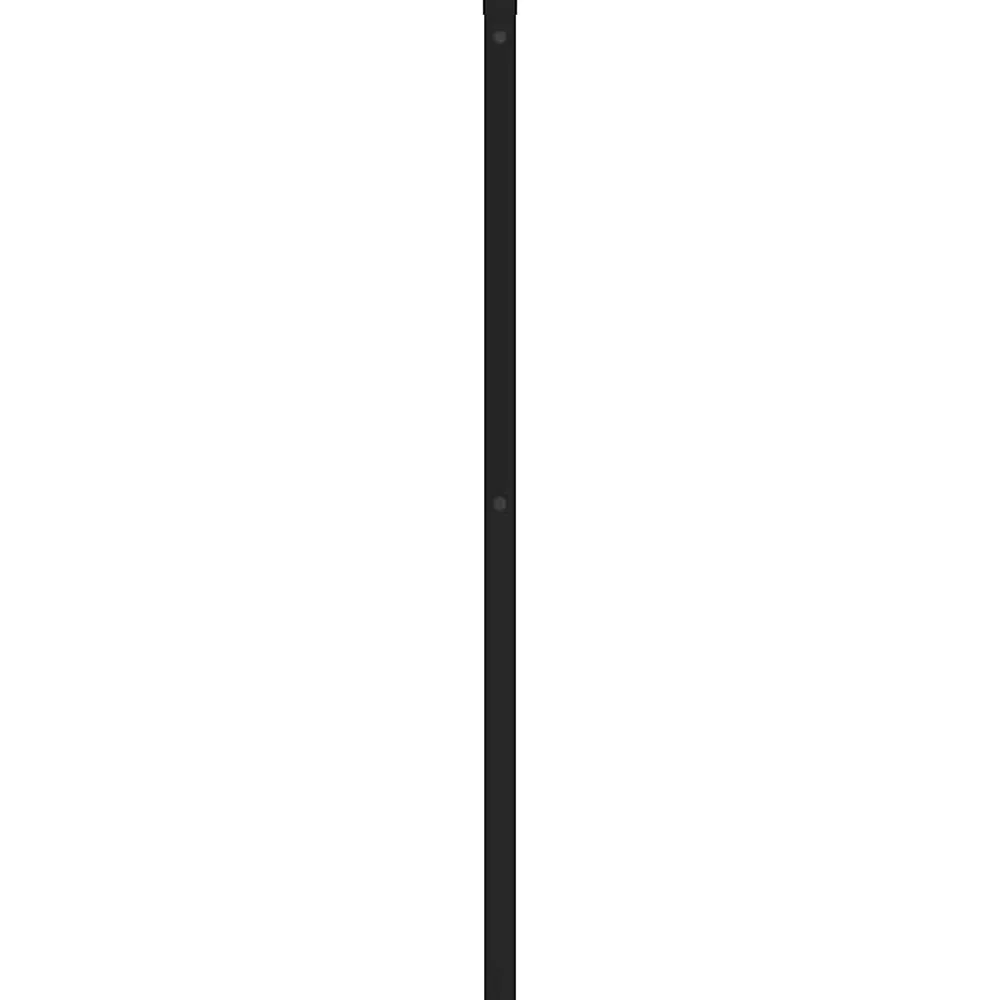 Vidaxl Tête de lit de remplacement métal noir 200 cm* Tête De Lit