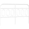 Vidaxl Tête de lit de remplacement métal blanc 150 cm* Tête De Lit