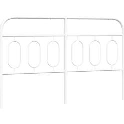 Vidaxl Tête de lit de remplacement métal blanc 150 cm* Tête De Lit