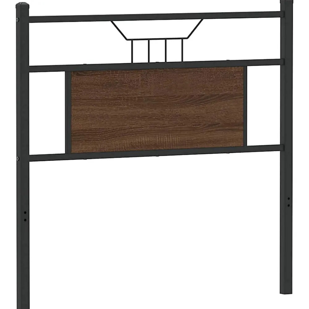 Tête de lit de remplacement chêne marron 80 cm bois d'ingénierie et acier>Vidaxl Best