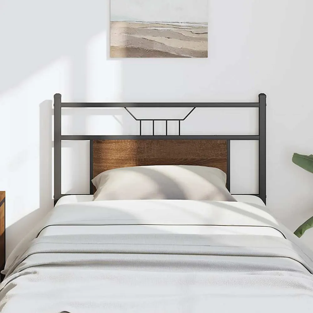 Tête de lit de remplacement chêne marron 80 cm bois d'ingénierie et acier>Vidaxl Best