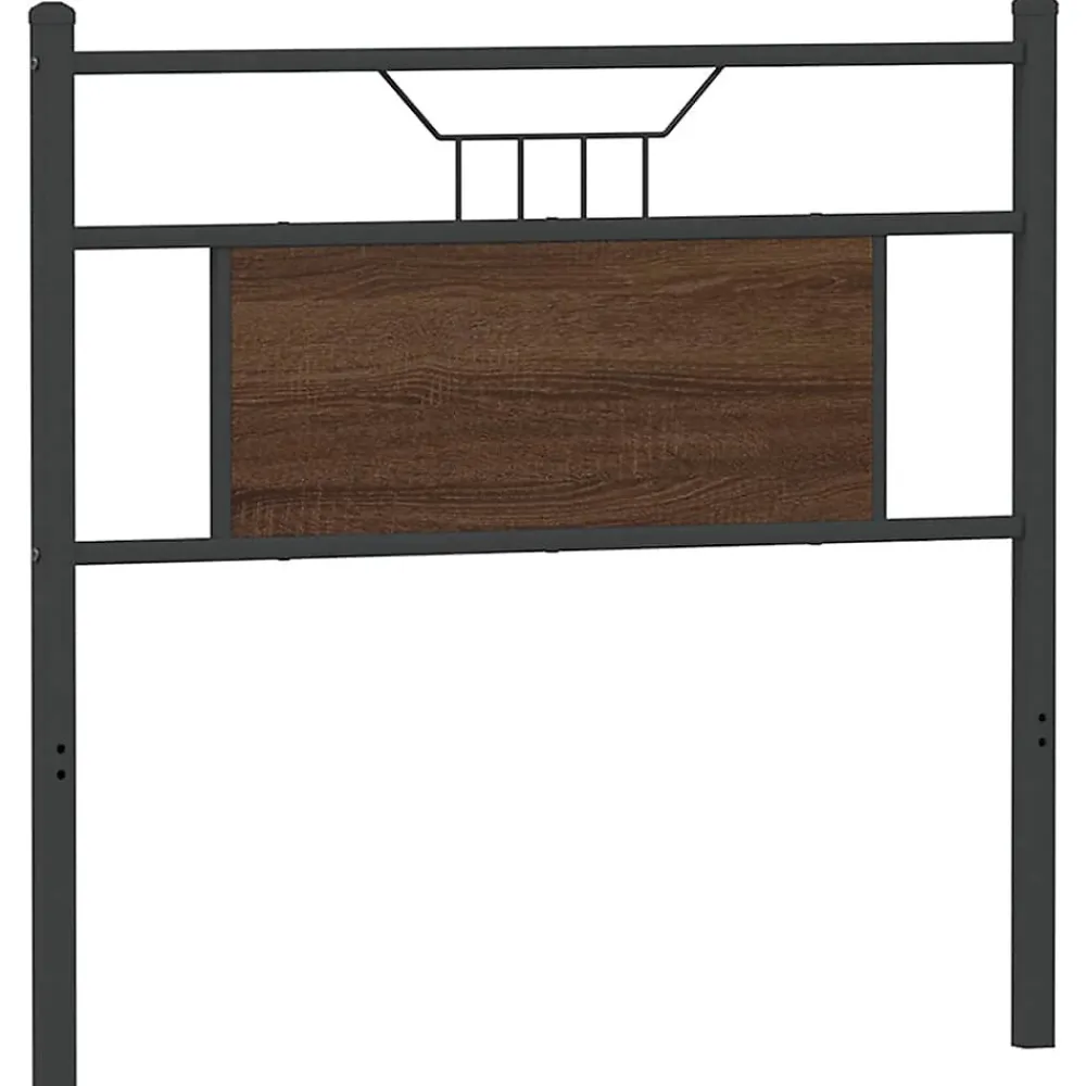 Tête de lit de remplacement chêne marron 80 cm bois d'ingénierie et acier>Vidaxl Best