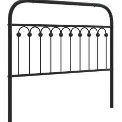 Vidaxl Tête de lit de remplacement métal noir 107 cm* Tête De Lit
