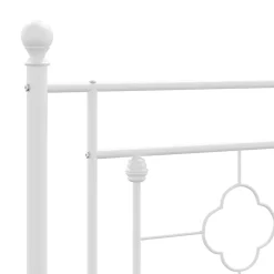 Vidaxl Tête de lit de remplacement métal blanc 160 cm* Tête De Lit