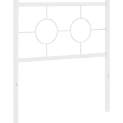 Tête de lit de remplacement métal blanc 80 cm>Vidaxl Discount