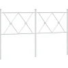 Vidaxl Tête de lit de remplacement métal blanc 137 cm* Tête De Lit