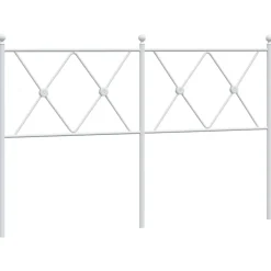 Vidaxl Tête de lit de remplacement métal blanc 137 cm* Tête De Lit