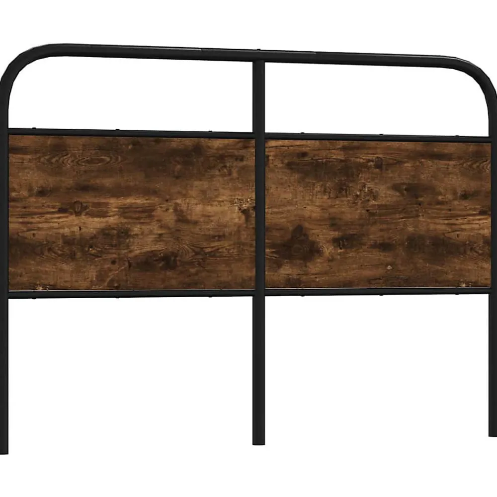 Tête de lit de remplacement chêne fumé 135 cm acier et bois d'ingénierie>Vidaxl Outlet
