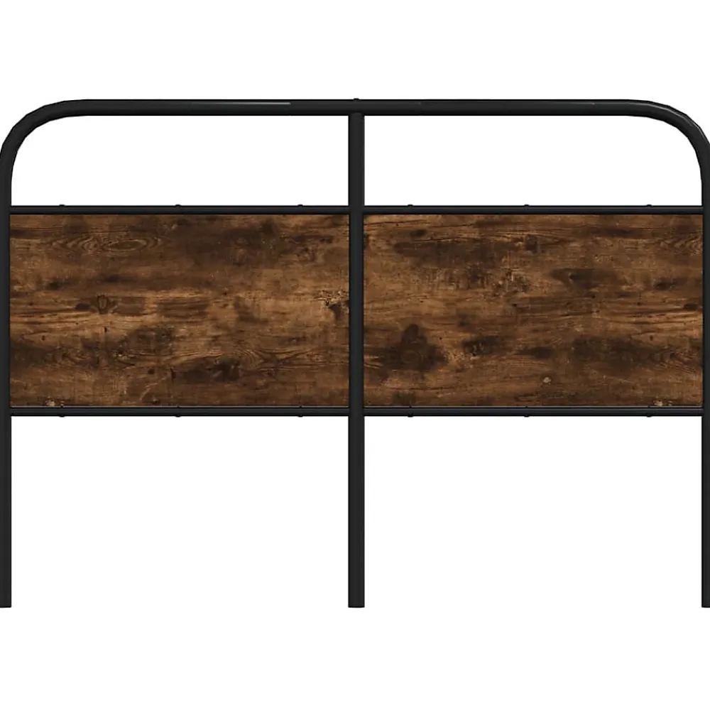 Tête de lit de remplacement chêne fumé 135 cm acier et bois d'ingénierie>Vidaxl Outlet