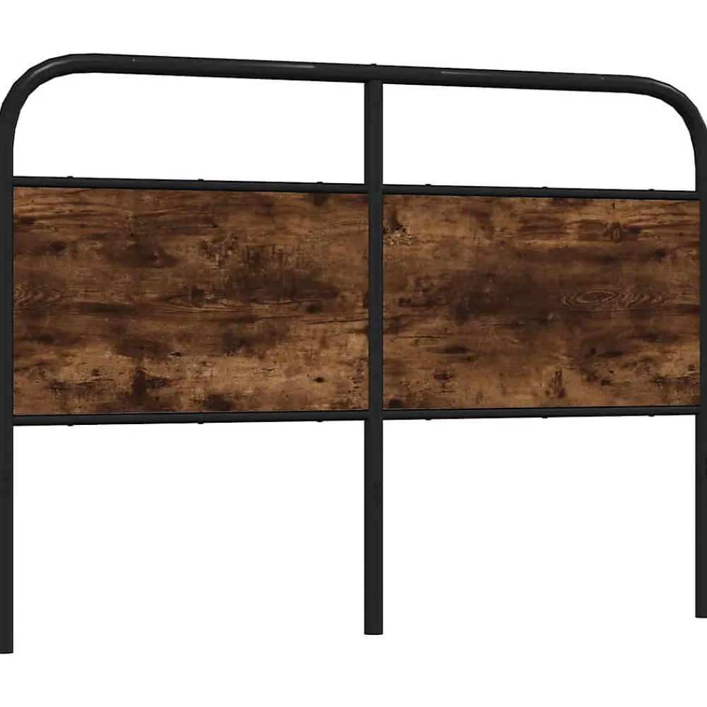 Tête de lit de remplacement chêne fumé 135 cm acier et bois d'ingénierie>Vidaxl Outlet