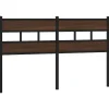 Tête de lit de remplacement chêne marron 135 cm acier et bois d'ingénierie>Vidaxl Sale