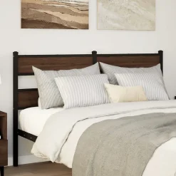 Tête de lit de remplacement chêne marron 135 cm acier et bois d'ingénierie>Vidaxl Sale