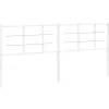 Tête de lit de remplacement métal blanc 200 cm>Vidaxl Discount