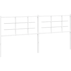Tête de lit de remplacement métal blanc 200 cm>Vidaxl Discount