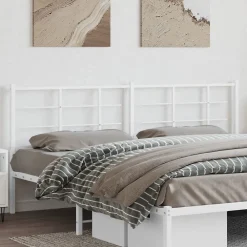Tête de lit de remplacement métal blanc 200 cm>Vidaxl Discount