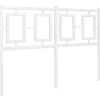Tête de lit de remplacement métal blanc 120 cm>Vidaxl