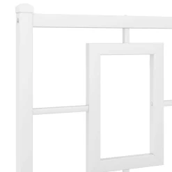 Tête de lit de remplacement métal blanc 120 cm><noscript><img width=