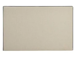 Vente-unique Tête de lit déhoussable 150 cm - Coton et lin - Beige et noir - CHESMA* Tête De Lit