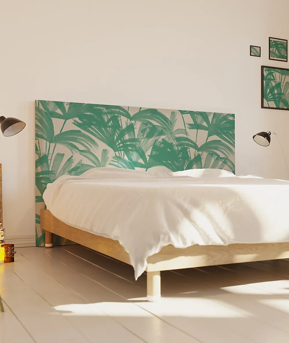 Tête de lit déhoussable Anni 160x110 cm Coloris Vert>Bellecour Clearance