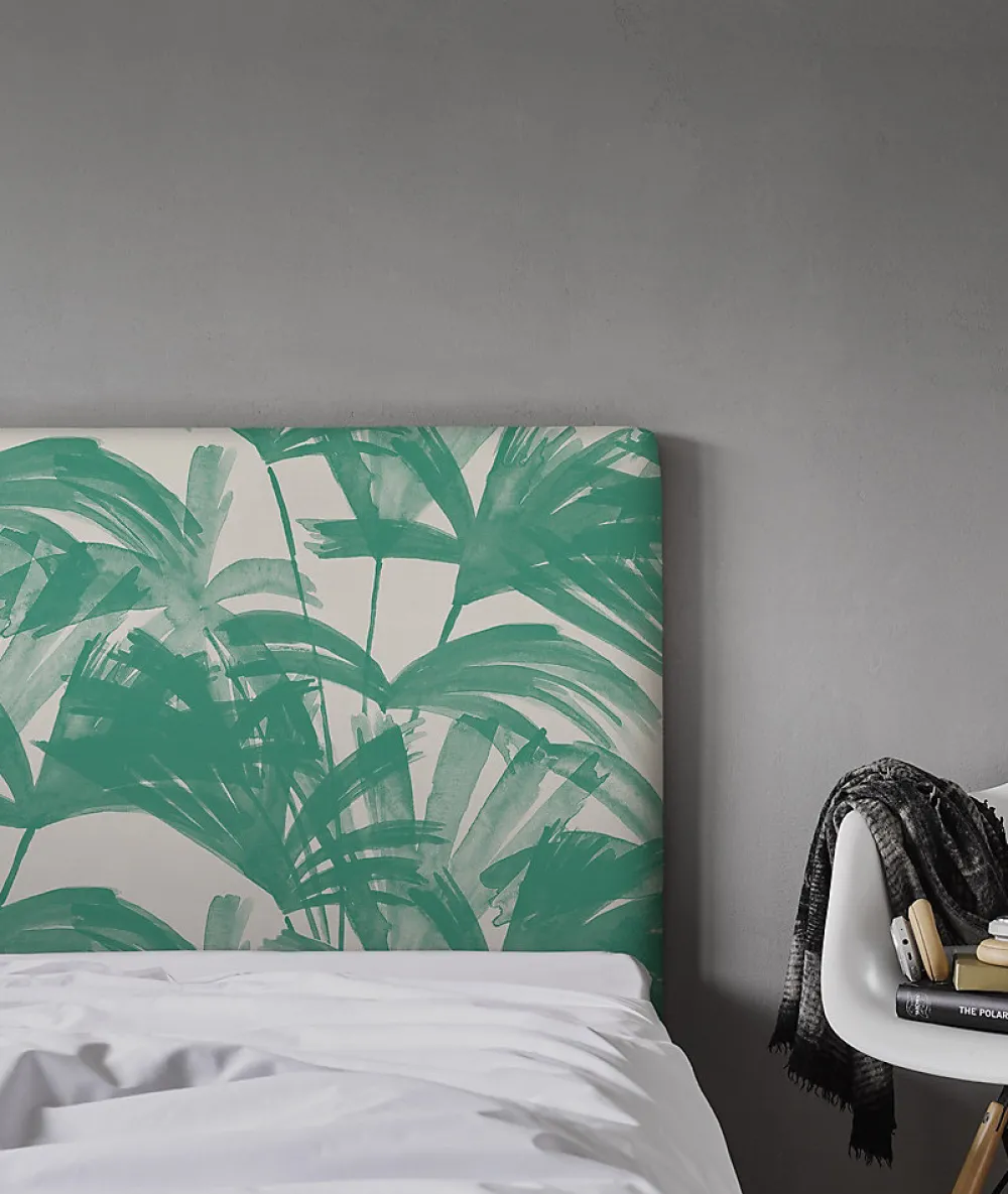 Tête de lit déhoussable Anni 160x110 cm Coloris Vert>Bellecour Clearance