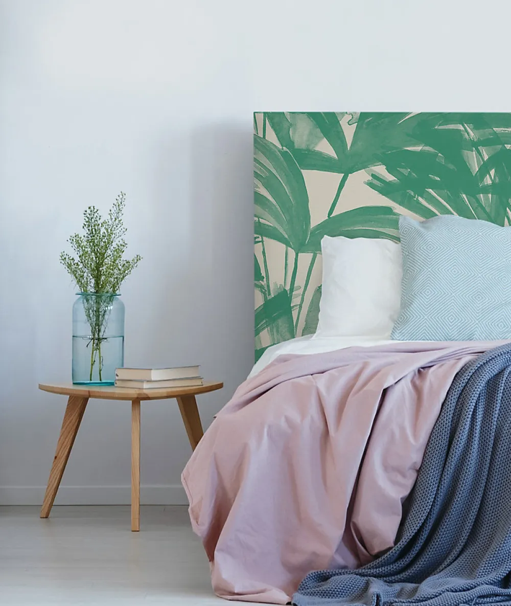 Tête de lit déhoussable Anni 160x110 cm Coloris Vert>Bellecour Clearance