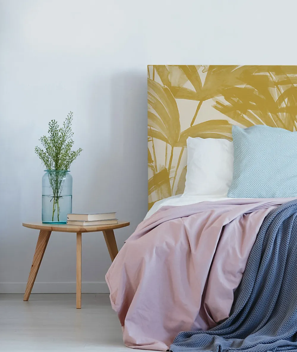 Tête de lit déhoussable Anni 160x110 cm Coloris Jaune>Bellecour Best