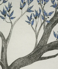 Bellecour Tête de lit déhoussable Arbre Bleu 140x110 cm* Tête De Lit