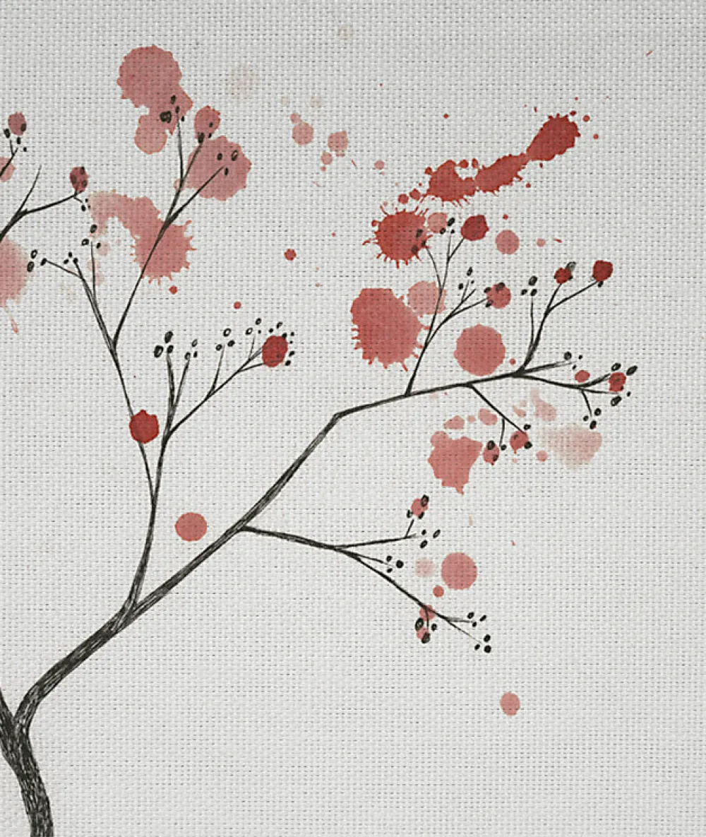 Tête de lit déhoussable Arbre 160x110 cm>Bellecour Outlet
