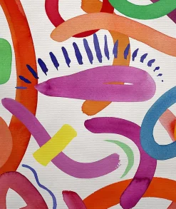 Bellecour Tête de lit déhoussable Floating Colors 160x110 cm* Tête De Lit