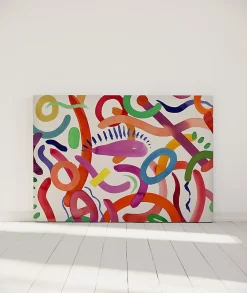 Bellecour Tête de lit déhoussable Floating Colors 160x110 cm* Tête De Lit