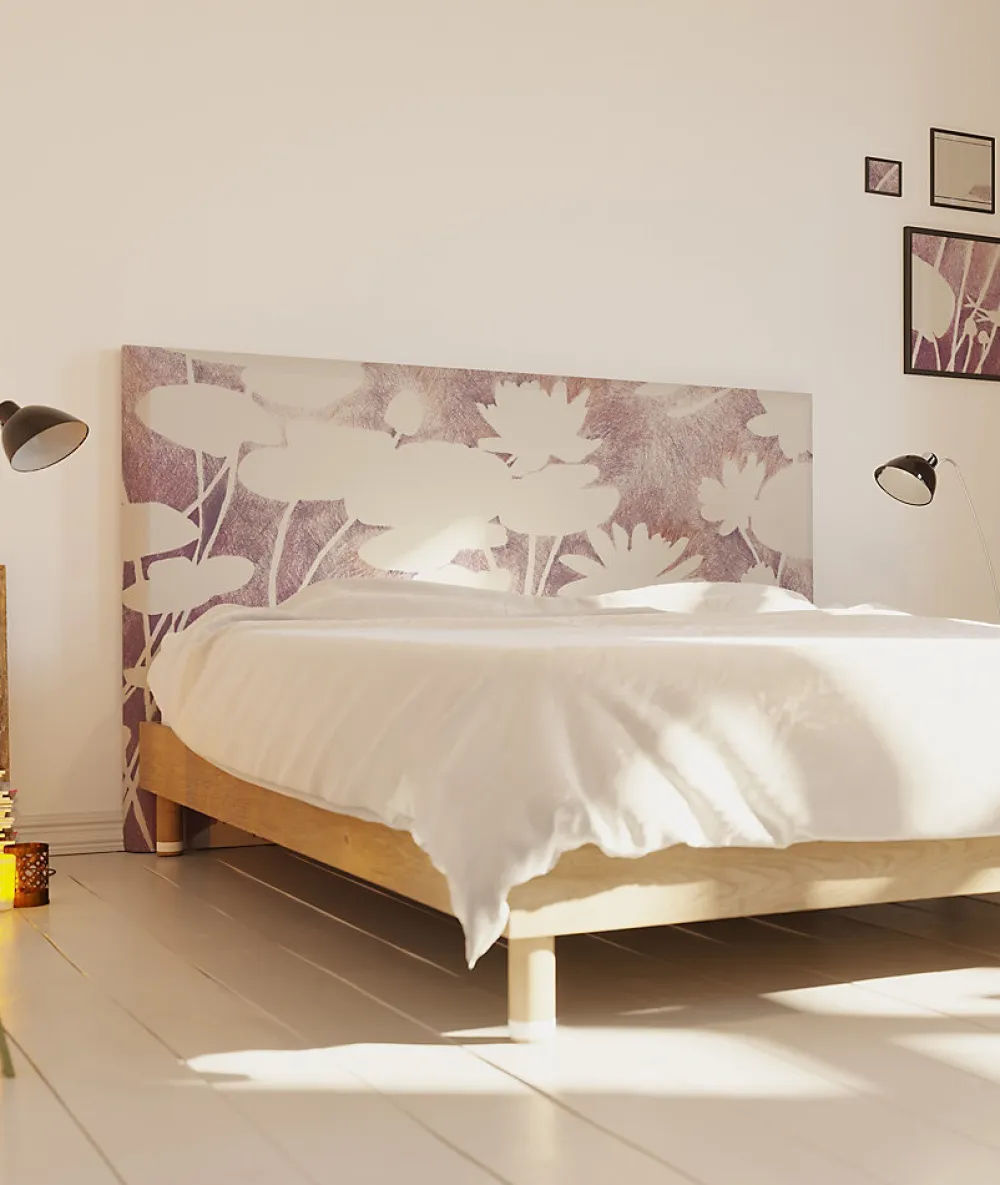Tête de lit déhoussable Haku 160x110 cm Coloris Rose pâle>Bellecour Hot