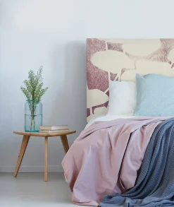 Bellecour Tête de lit déhoussable Haku 180x110 cm Coloris Rose pâle* Pied De Lit