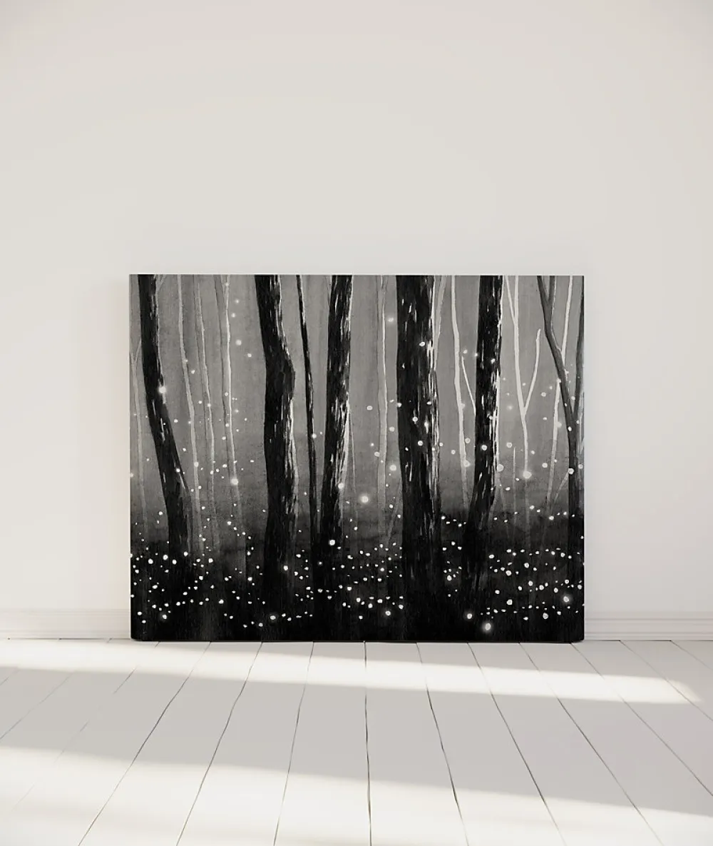 Tête de lit déhoussable Lucioles 140x110 cm Coloris Noir>Bellecour Outlet