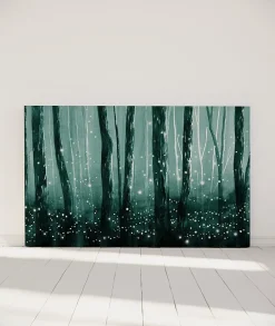 Bellecour Tête de lit déhoussable Lucioles 180x110 cm Coloris Vert* Tête De Lit