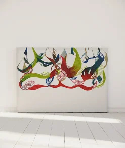Bellecour Tête de lit déhoussable Ornement Floral 160x110 cm* Tête De Lit