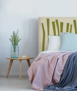 Bellecour Tête de lit déhoussable Palissade 140x110 cm Coloris Vert* Tête De Lit
