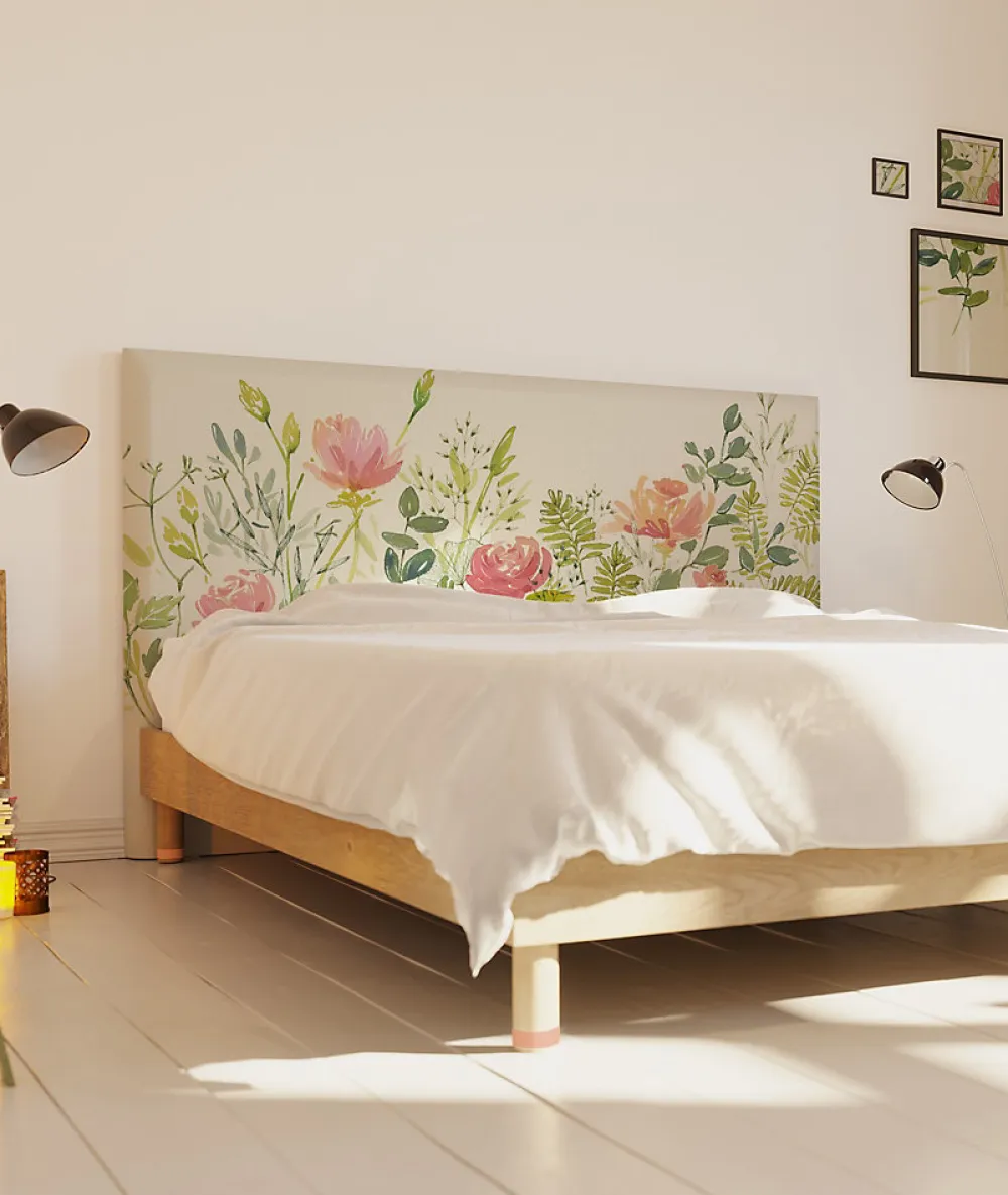 Tête de lit déhoussable Roseraie 140x110 cm>Bellecour Online