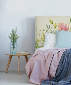 Tête de lit déhoussable Roseraie 160x110 cm><noscript><img width=