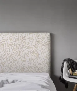 Bellecour Tête de lit déhoussable Simone 140x110 cm Coloris Beige* Tête De Lit